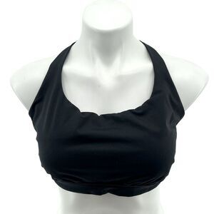 All In Motion Women’s Black Racerback Pullover Active Padded Sports Bra XL